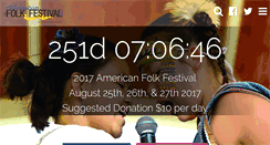Desktop Screenshot of americanfolkfestival.com